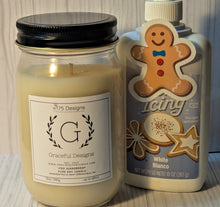 Load image into Gallery viewer, Iced Gingerbread Candle