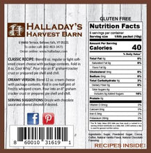 Load image into Gallery viewer, Halladay&#39;s Harvest Farm Mocha Latte Cheesecake Mix
