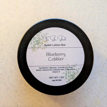 Load image into Gallery viewer, Blueberry Cobbler Solid Lotion Bar
