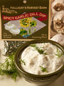 Halladay's Harvest Barn Spicy Garlic Dill Dip