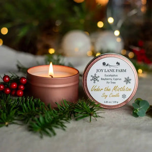 Joy Lane Farm Under The Mistletoe Candle