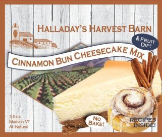 Halladay's Harvest Barn Cinnamon Bun Cheesecake Mix