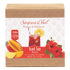 Mango & Hibiscus Herbal Iced Teabags