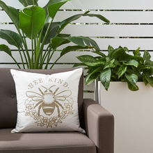 Load image into Gallery viewer, Bee Kind Sparkle Bee Pillow
