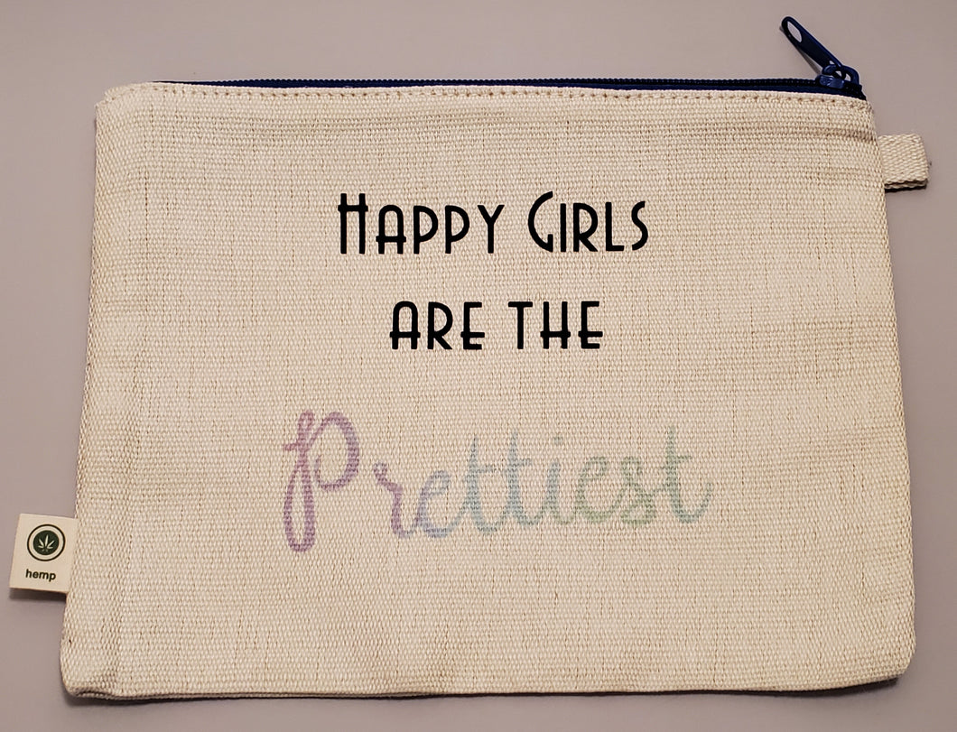Happy Girls Pencil/Makeup Pouch