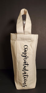 Congratulations Wine Tote
