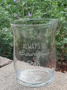 Always Be Thankful Candle Holder