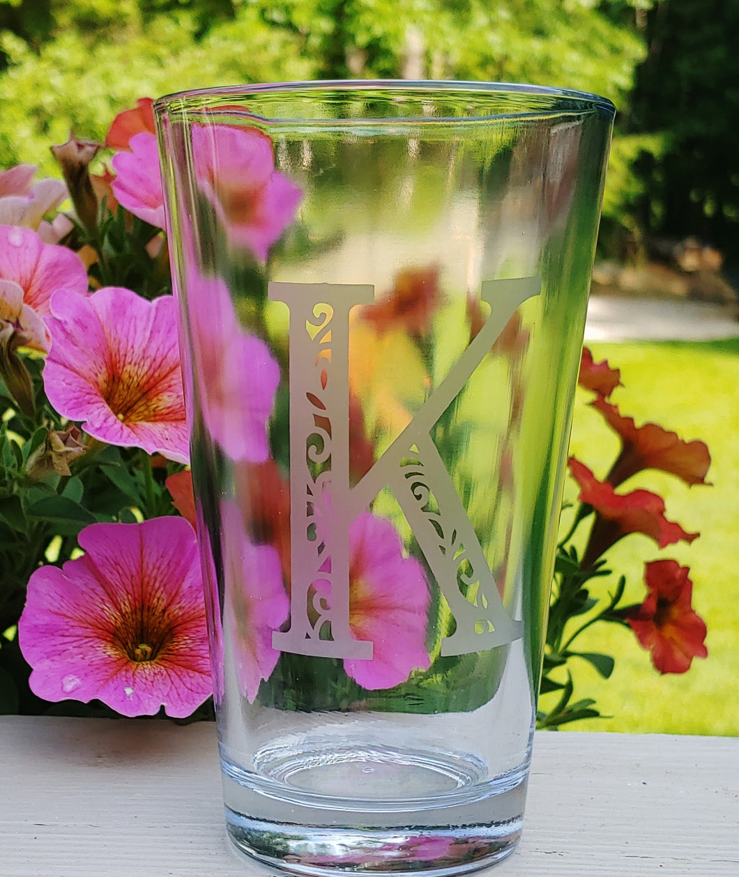 Custom Initial Pint Glass