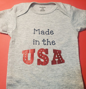 Made in the USA Onesie