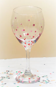 Confetti Wine Glasses