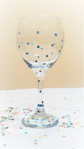 Confetti Wine Glasses