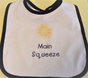 Main Squeeze Baby Bib