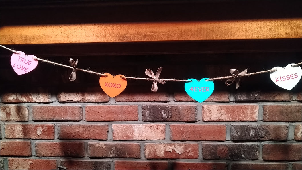 Conversation Heart Garland