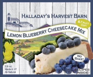 Halladay's Harvest Barn Lemon Blueberry Cheesecake