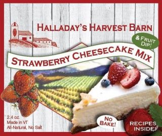 Halladay's Harvest Barn Strawberry Cheesecake