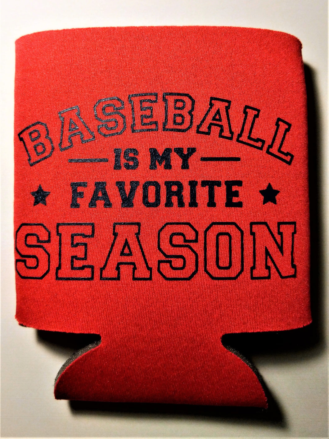 Baseball Is My Favorite Season Koozie