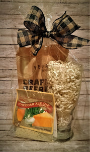 Drink Local Pilsner, Craft Snack Mix and Cheddar Ale Dip Set