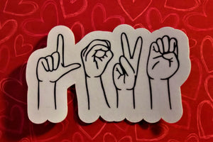 LOVE sign language