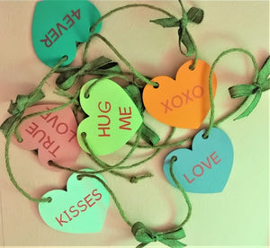 Conversation Heart Garland