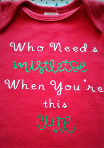 Mistletoe Onesie