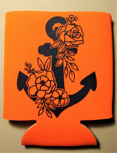 Navy Anchor with Roses