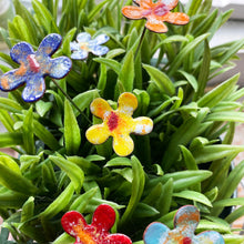 Load image into Gallery viewer, Small Copper Enamel Flower
